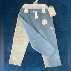 Little planet by Carters Organic New Blue and Green baby pants